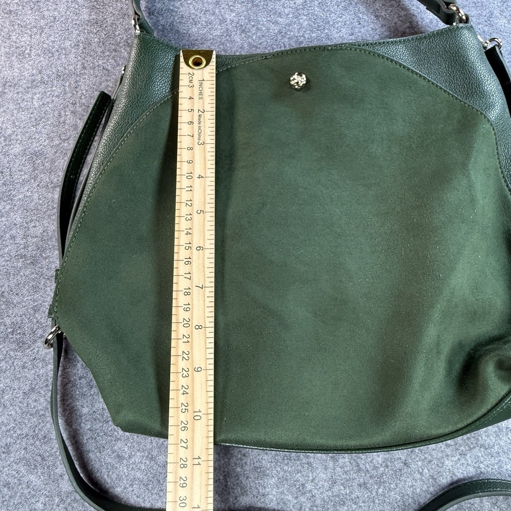 Lauren Conrad LC Womens Purse Gibson Green Bucket Bag Soft Minimal Crossbody - Picture 3 of 11